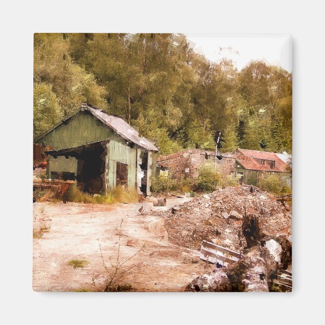 IMÁN LA ANTIGUA MINA DE ORO (Frente)