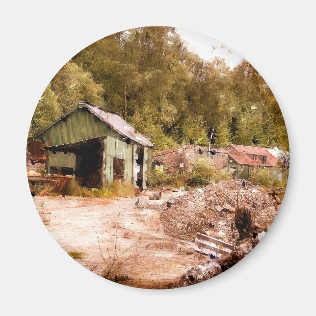 IMÁN LA ANTIGUA MINA DE ORO (Frente)