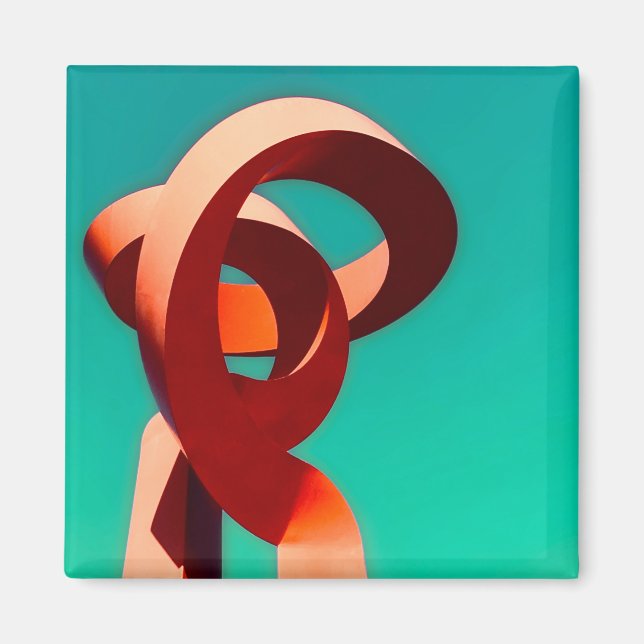 Imán La Antorcha de la Amistad (Frente)