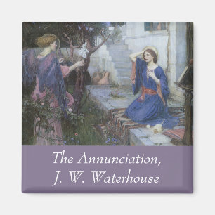 Imán La Anunciación de John William Waterhouse