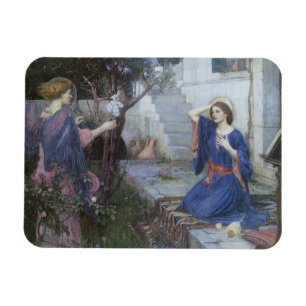 Imán La Anunciación de John William Waterhouse