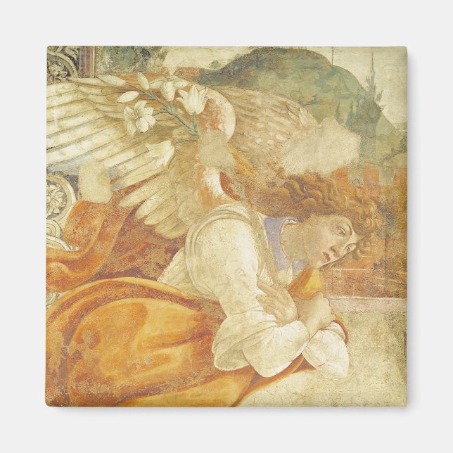 Imán La Anunciación, detalle del Arcángel (Frente)