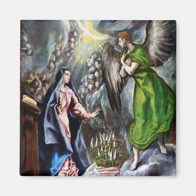 Imán La Anunciación, El Greco (Frente)