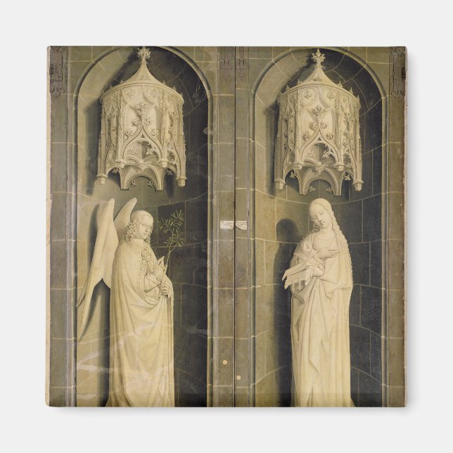 Imán La Anunciación, panel exterior del Triptych (Frente)