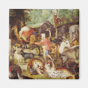 Imán La arca de Noah, detalle del lado derecho