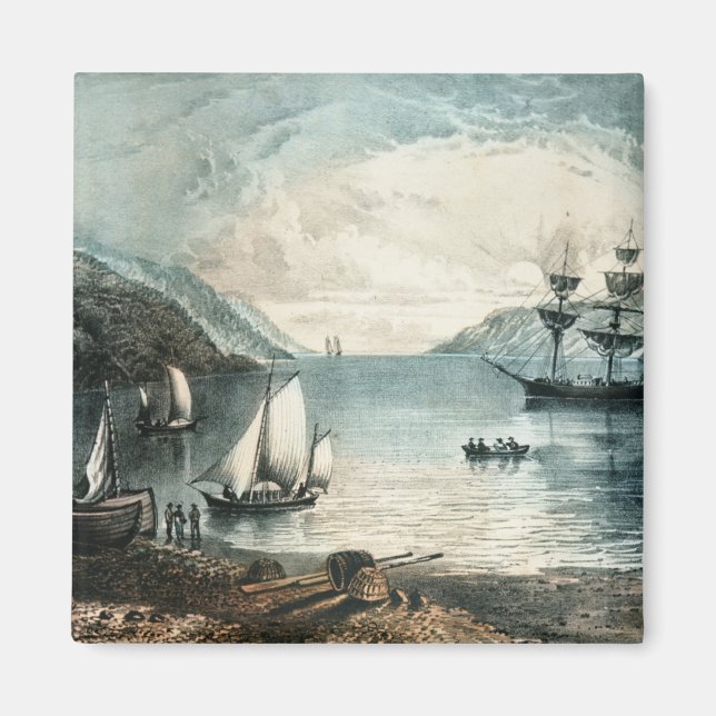 Imán La bahía de Annapolis, c.1880 (Frente)