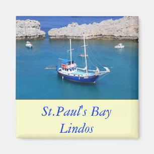 Imán La bahía de San Pablo, Lindos