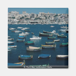 Imán La bahía de San Pablo, Malta del noroeste