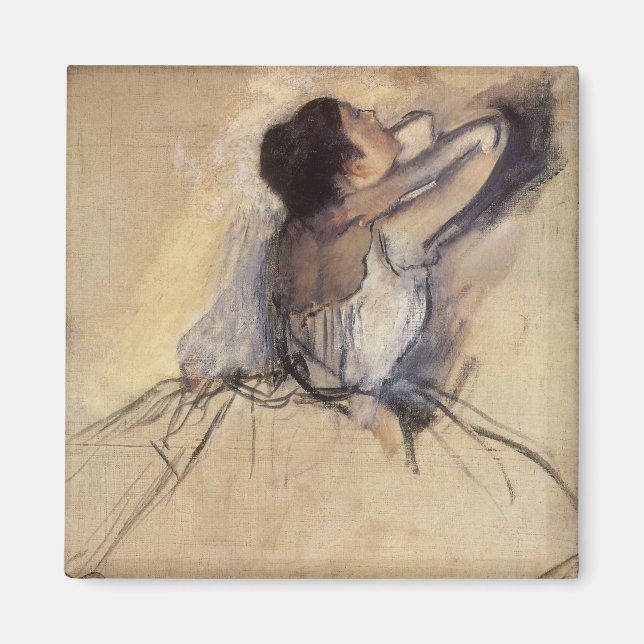 Imán La bailarina de Edgar Degas, la bailarina de balon (Frente)
