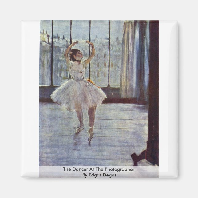 Imán La Bailarina Del Fotógrafo De Edgar Degas (Frente)