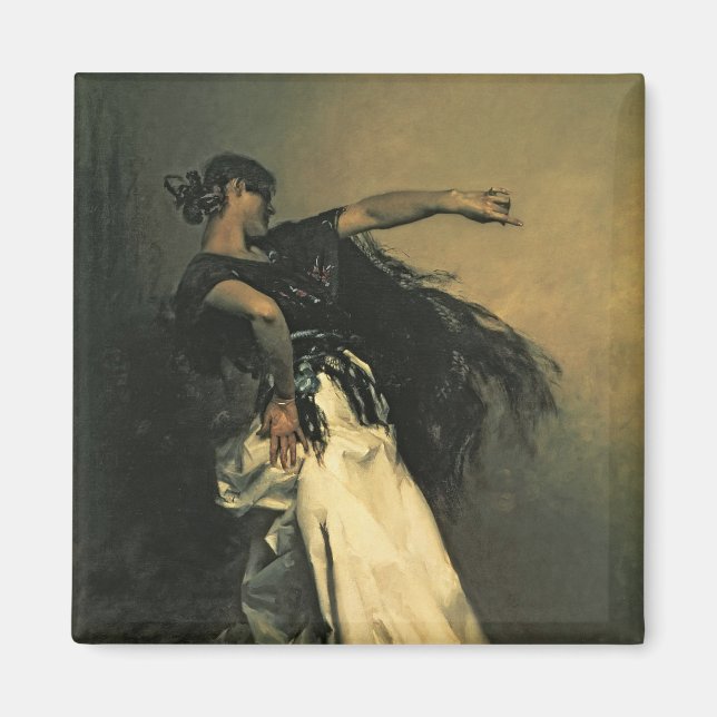 Imán La bailarina española, estudio para 'El Jaleo', 18 (Frente)