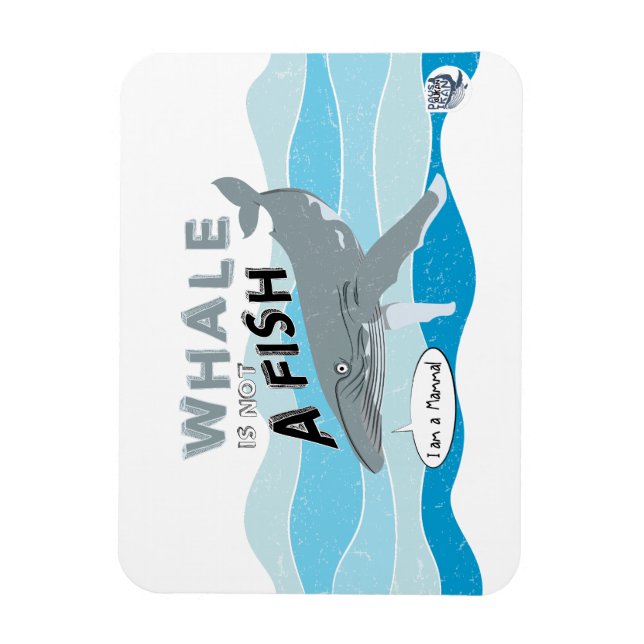 Imán La ballena no es un pez (Vertical)