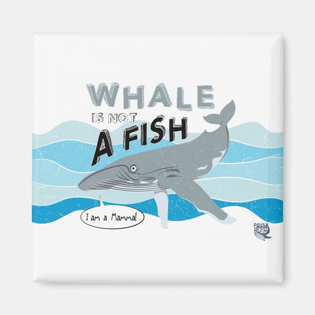 Imán La ballena no es un pez (Frente)
