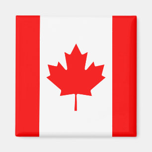 Imán La bandera canadiense - recuerdo de Canadá