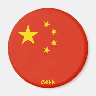 Imán La bandera de China cautiva a patriótico