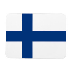 Imán La bandera de Finlandia - Siniristilippu