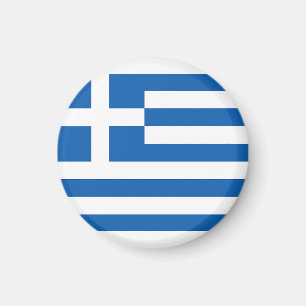 Imán La bandera de Grecia