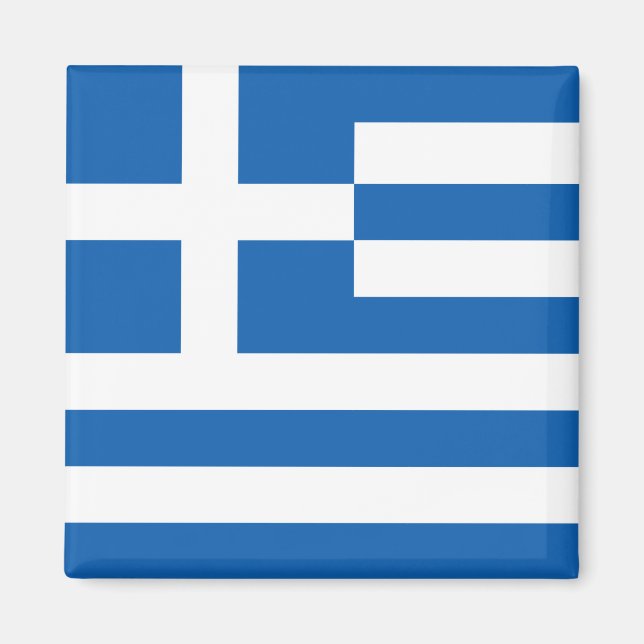 Imán La bandera de Grecia (Frente)
