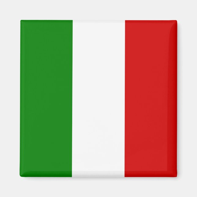 Imán La bandera de Italia (Frente)