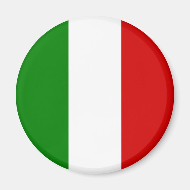 Imán La bandera de Italia (Frente)