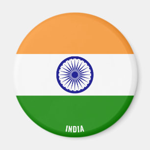 Imán La bandera de la India cautiva a patriótico