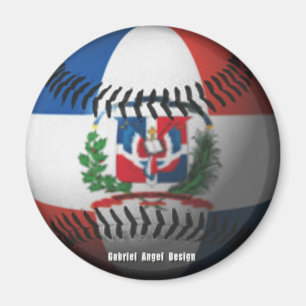 Imán La bandera de la República Dominicana cubrió