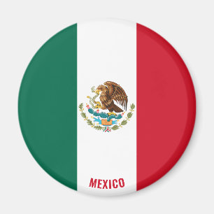 Imán La bandera de México cautiva a patriótico