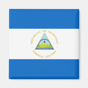 Imán La bandera de Nicaragua - América latina