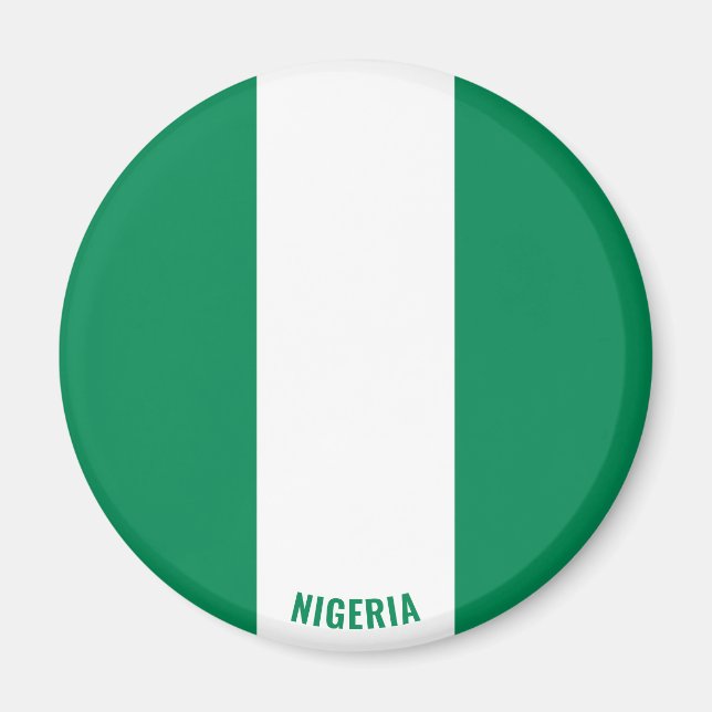 Imán La bandera de Nigeria cautiva al patriótico (Frente)