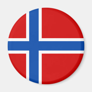 Imán La bandera de Noruega