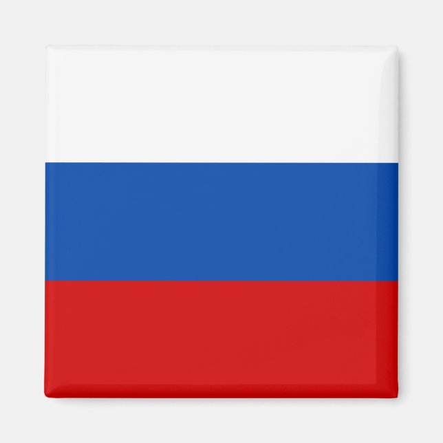 Imán La bandera de Rusia (Frente)