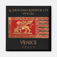 Imán La bandera de Venecia, Italia