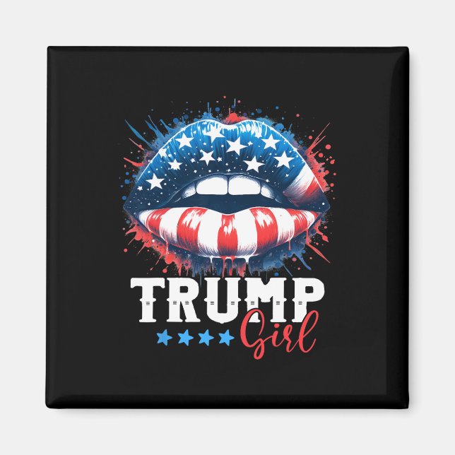 Imán La bandera estadounidense de las elecciones del ch (Frente)