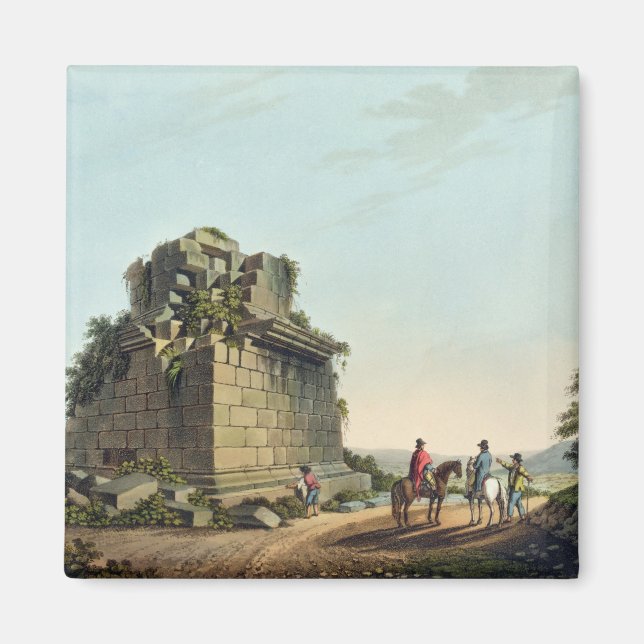 Imán La base de una columna colosal cerca de Syracuse,  (Frente)