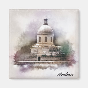 Imán La Basílica Pez de San Pedro de Toulouse