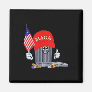 Imán La basura de Trump divertida puede caricaturizar a
