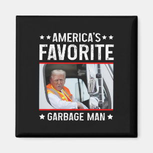 Imán La basura favorita de Estados Unidos es divertida