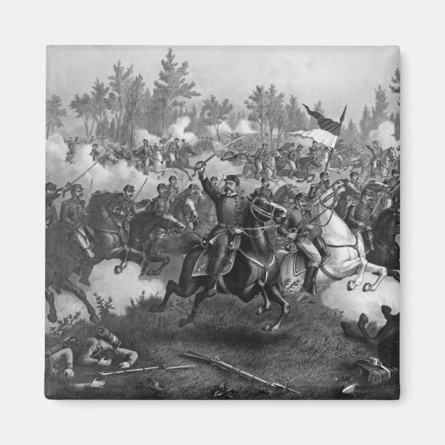 Imán La batalla de Cedar Creek (Frente)