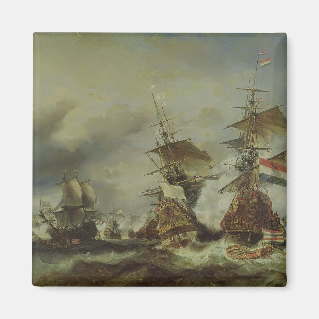 Imán La batalla de Texel, 29 de junio de 1694 (Frente)