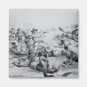 Imán La batalla pasada de general Custer
