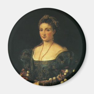 Imán La Bella, duquesa de Urbino por Tiziano