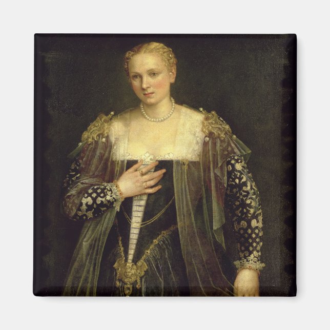 Imán La bella Nani (aceite sobre lienzo) (Frente)