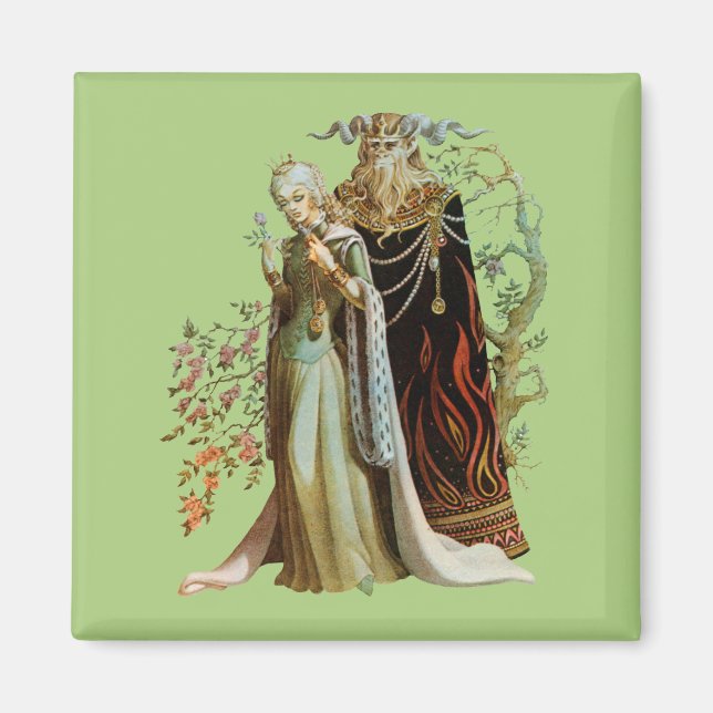 Imán La Bella y la Bestia (Frente)