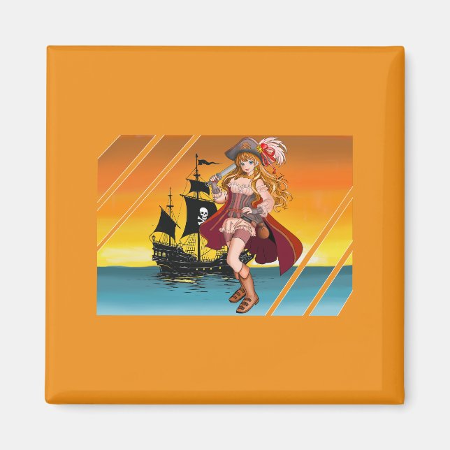 Imán La belle corsaire en couleurs. (Frente)