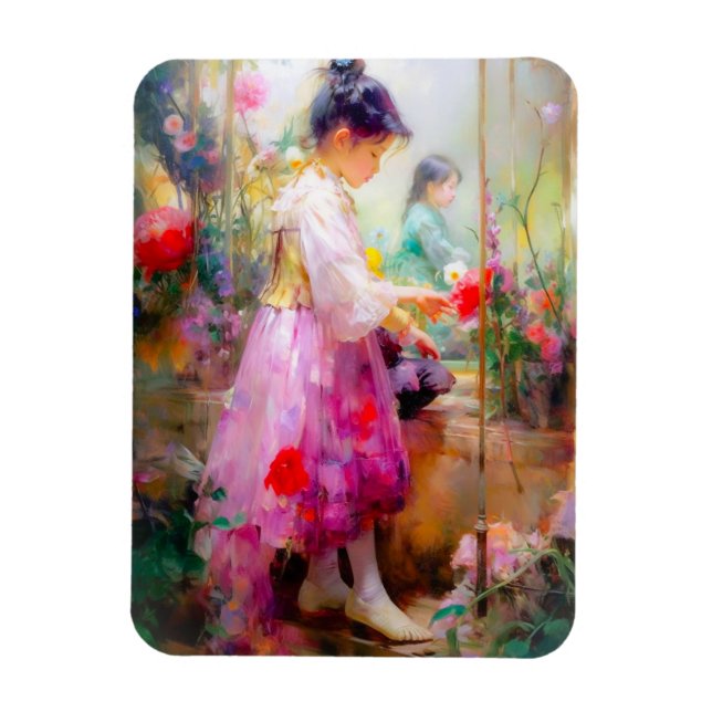 Imán La belleza de las flores (Vertical)