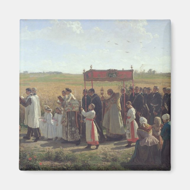 Imán La bendición del trigo en el artois, 1857 (Frente)