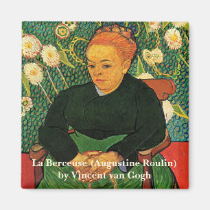 Imán La Berceuse (Augustine Roulin) por Vincent van Gog