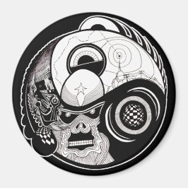 Imán "La bestia dentro" de Mandala Magnet