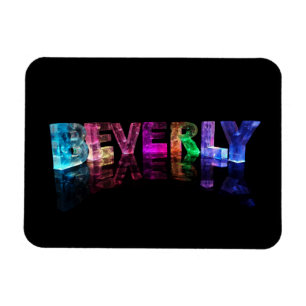 Imán La Beverly conocida en las luces 3D