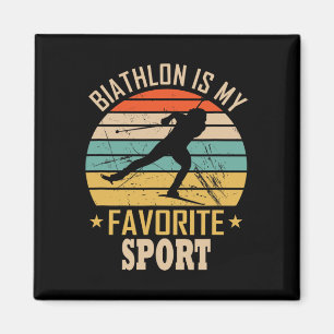 Imán La Biatlón Es Mi Deporte Favorito - La Biatlón